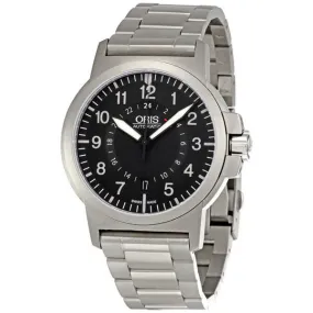 Oris BC3 Air Racing Black Dial Stainless Steel Case GMT Men's Watch 668-7647-7184SET 668-7647-7184 SET