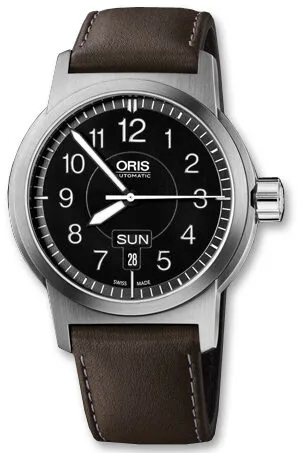 Oris BC3 Sportsman Day Date Black Dial Automatic Men's Watch 735-7640-4164LS 01 735 7640 4164 07 5 22 55