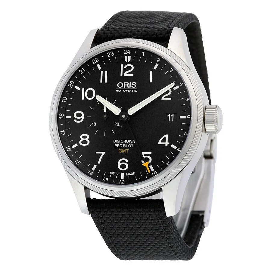 Oris Big Crown ProPilot GMT Black Dial Men's Watch 748-7710-4164BKFS 01 748 7710 4164-07 5 22 15FC