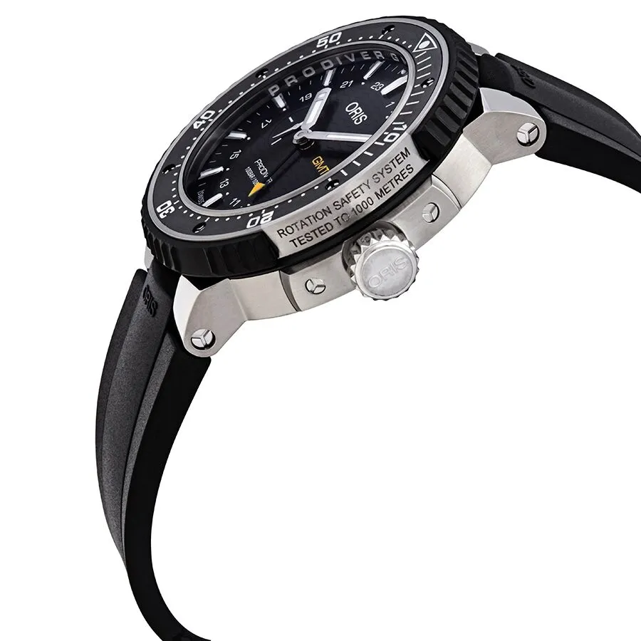 Oris ProDiver GMT Automatic Black Dial Men's Watch 01 748 7748 7154-07 4 26 74TEB