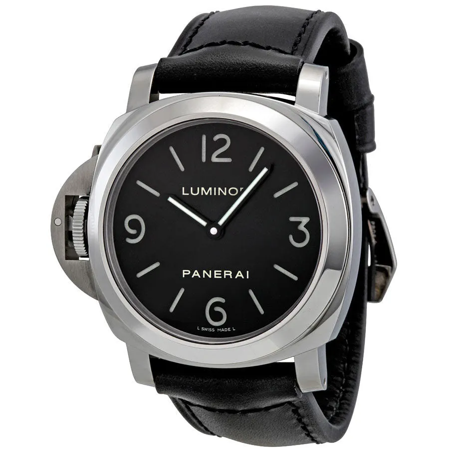 Panerai Luminor Base Black Dial Mechanical Men's Watch PAM00219