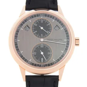 Patek Philippe Complications 18kt Rose Gold Automatic Grey Dial Men's Watch 5235/50R-001