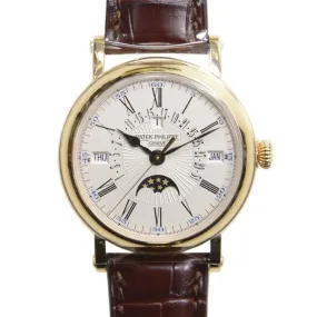 Patek Philippe Perpetual Calendar Automatic White Dial Men's Watch 5159J-001