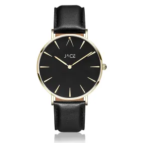"DUBLIN" MEN`S LEATHER BAND WATCH