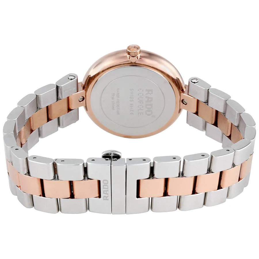 Rado Coupole White Mother of Pearl Dial Two-tone Ladies Watch R22853924