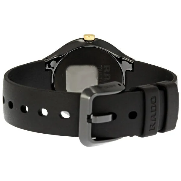 Rado Thinline Black Ceramic Ladies Watch R27742159