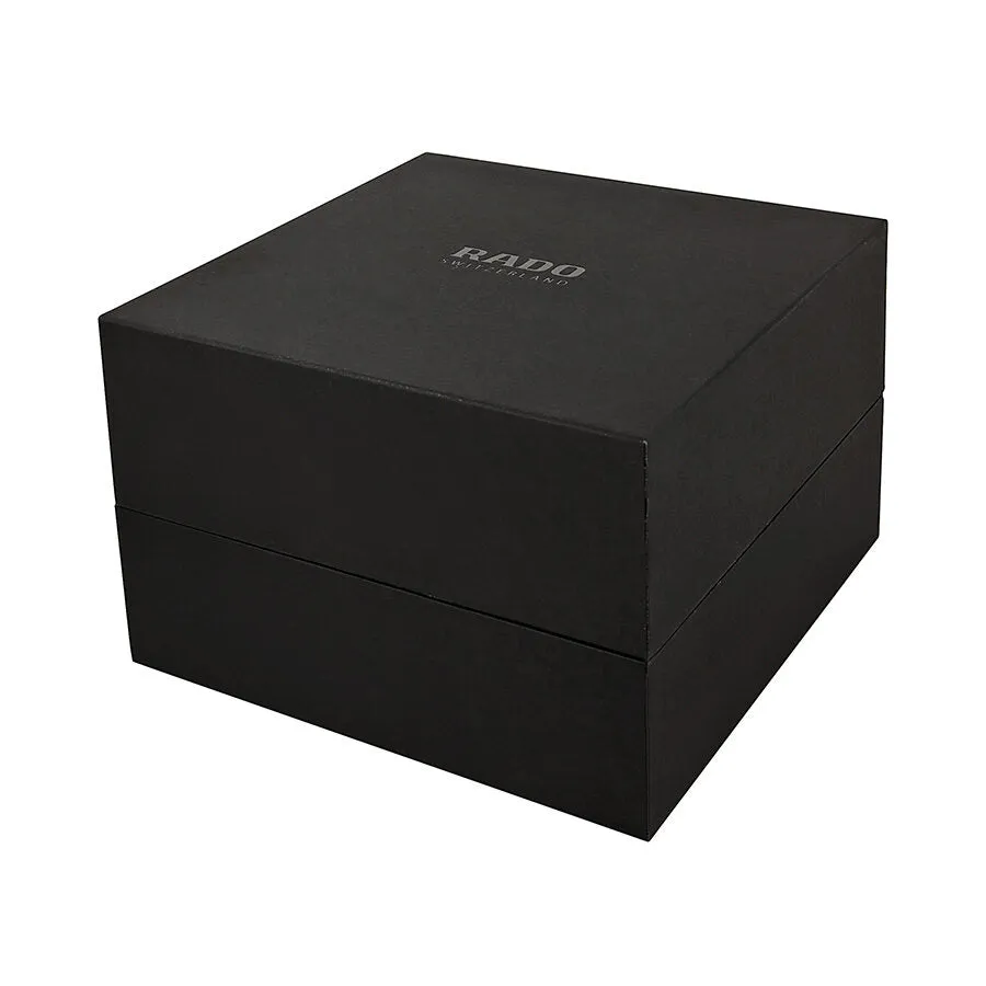 Rado True Thinline Black Dial Black Ceramic Ladies Watch R27741702