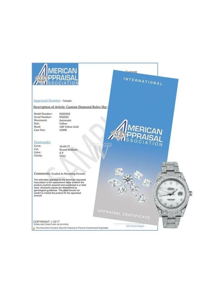 Rolex Custom Diamond Bezel Datejust 41mm White Dial Steel Jubilee Men's Watch 126300