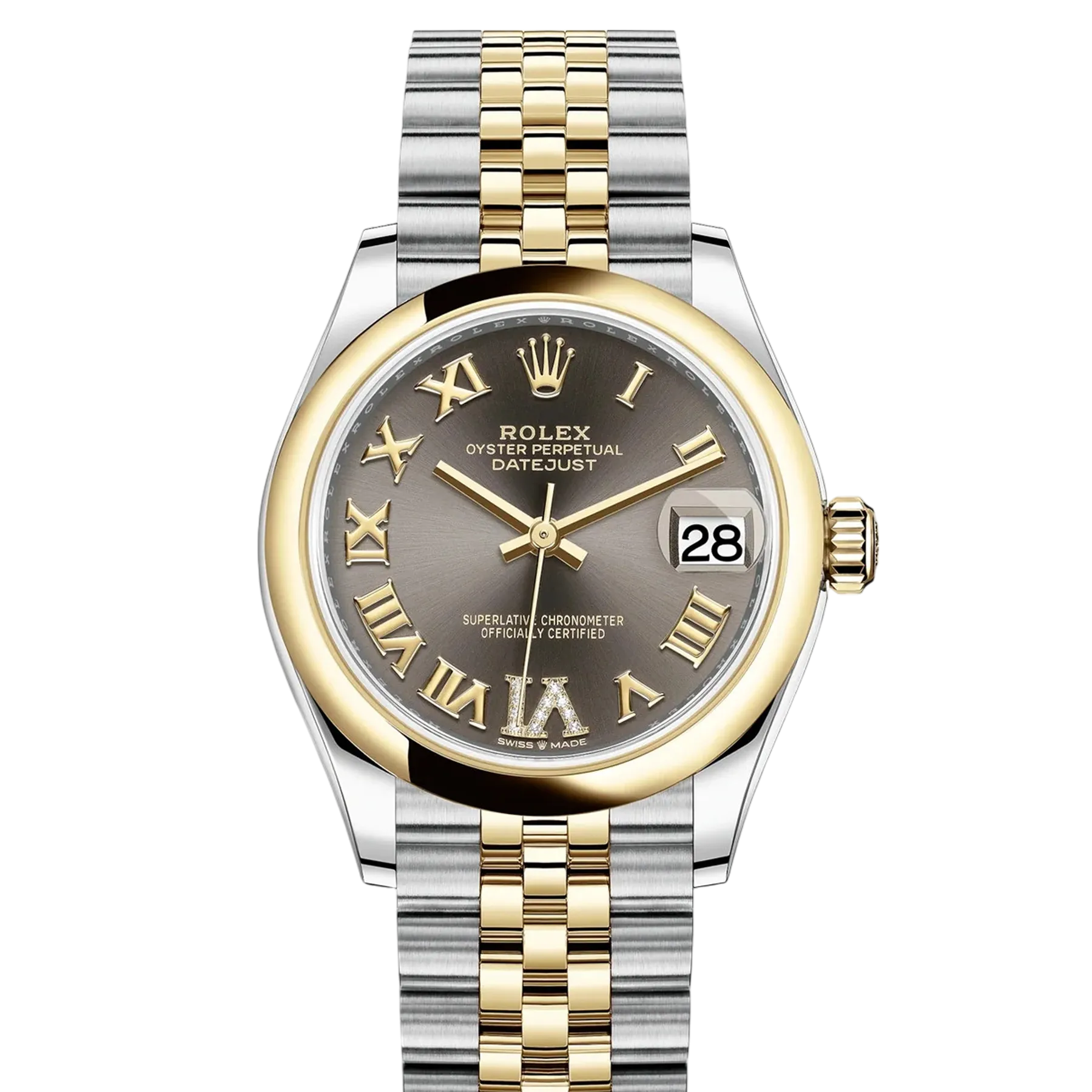Rolex Datejust 278243 Chocolate Roman Jubilee