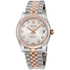 Rolex Datejust Automatic Stainless Steel and 18kt Rose Gold Ladies Watch 178271SJDJ