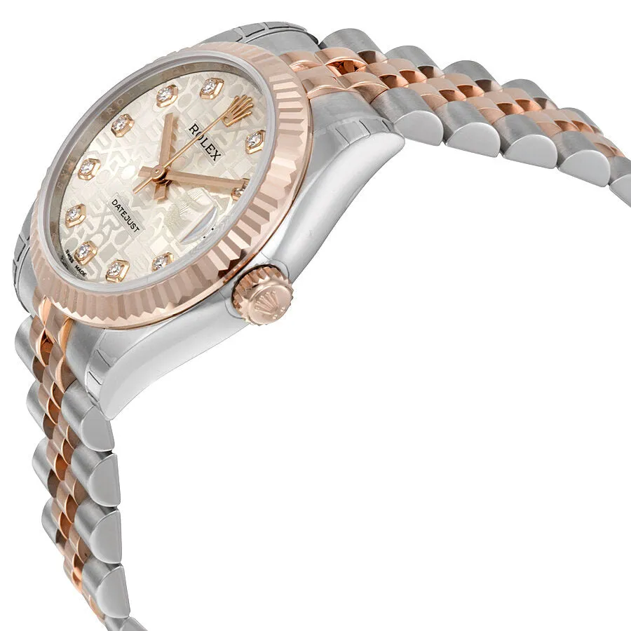 Rolex Datejust Automatic Stainless Steel and 18kt Rose Gold Ladies Watch 178271SJDJ
