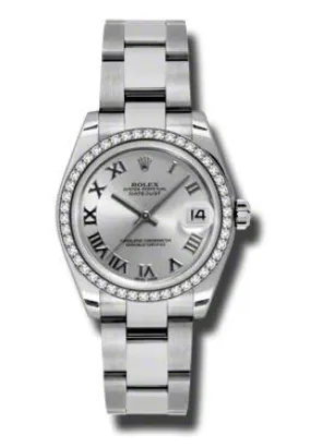 Rolex Datejust Lady 31 Silver Dial Stainless Steel Oyster Bracelet Automatic Watch 178384SRO