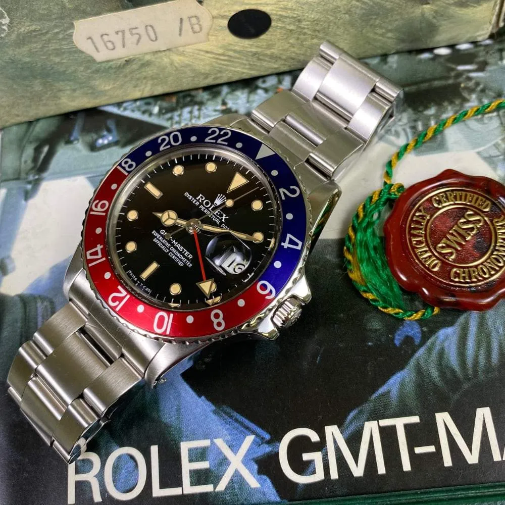Rolex GMT Master 16750 Pepsi (1986)