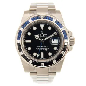 Rolex GMT-Master II Automatic Black Dial Men's Watch 116749 SABLNR