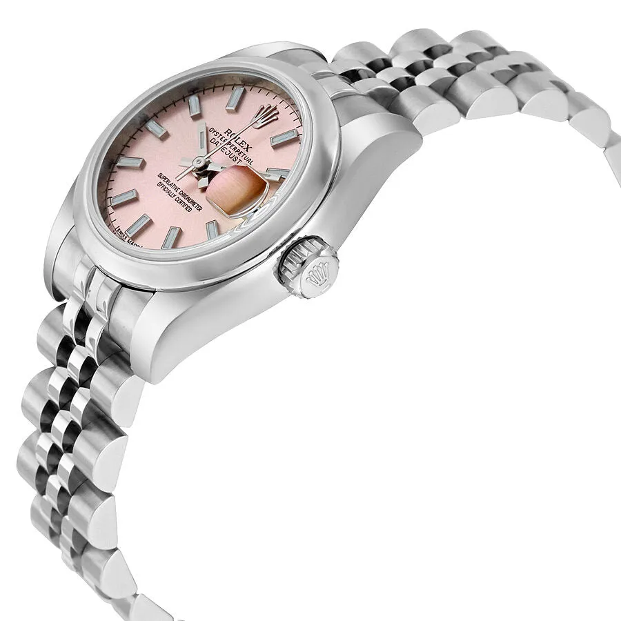Rolex Lady Datejust Pink Roman Dial Jubilee Automatic Watch 179160PSJ