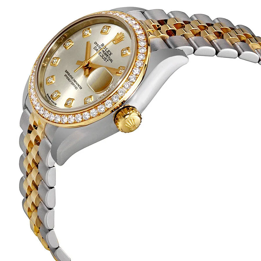Rolex Lady Datejust Silver Diamond Dial Automatic Watch 279383SDJ