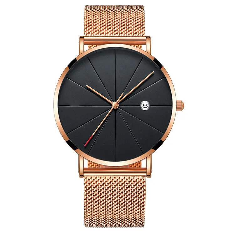 Simple Calendar Quartz Watch