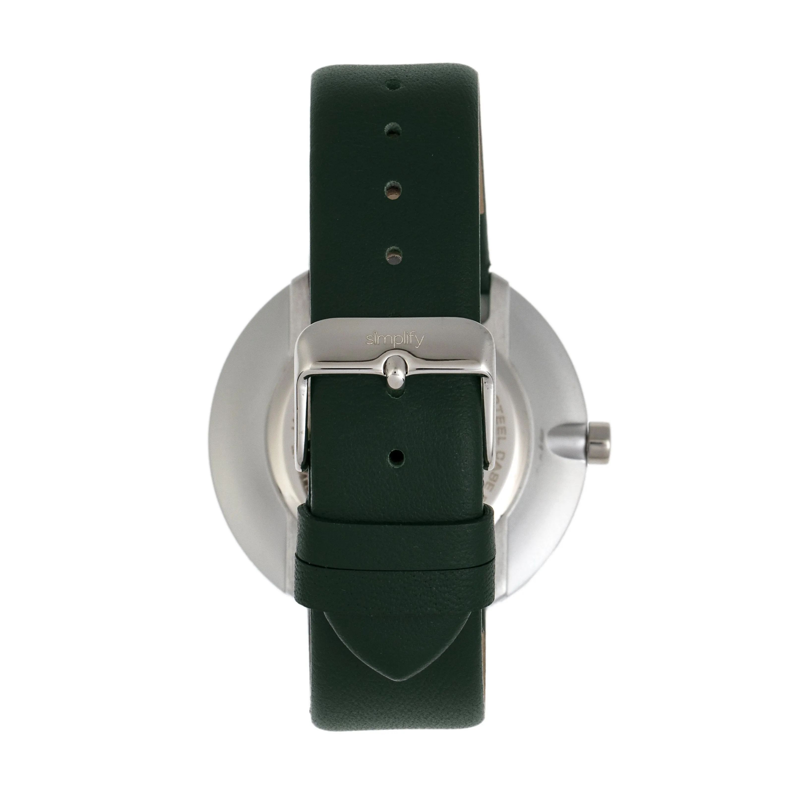 Simplify The 4000 Leather-Band Watch