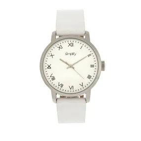Simplify The 4200 Leather-Band Watch