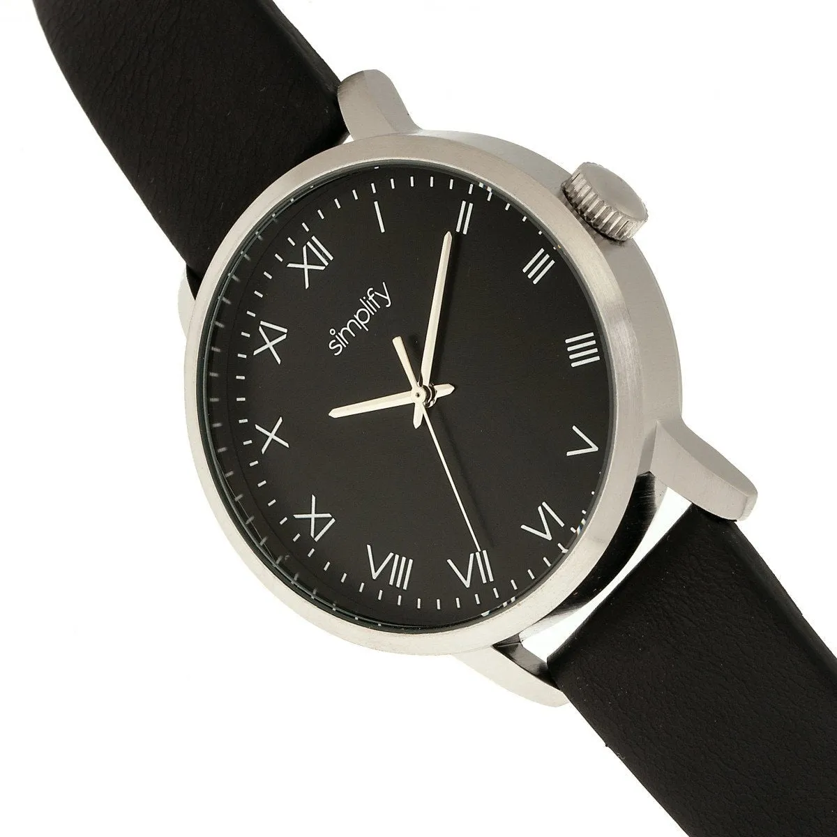 Simplify The 4200 Leather-Band Watch