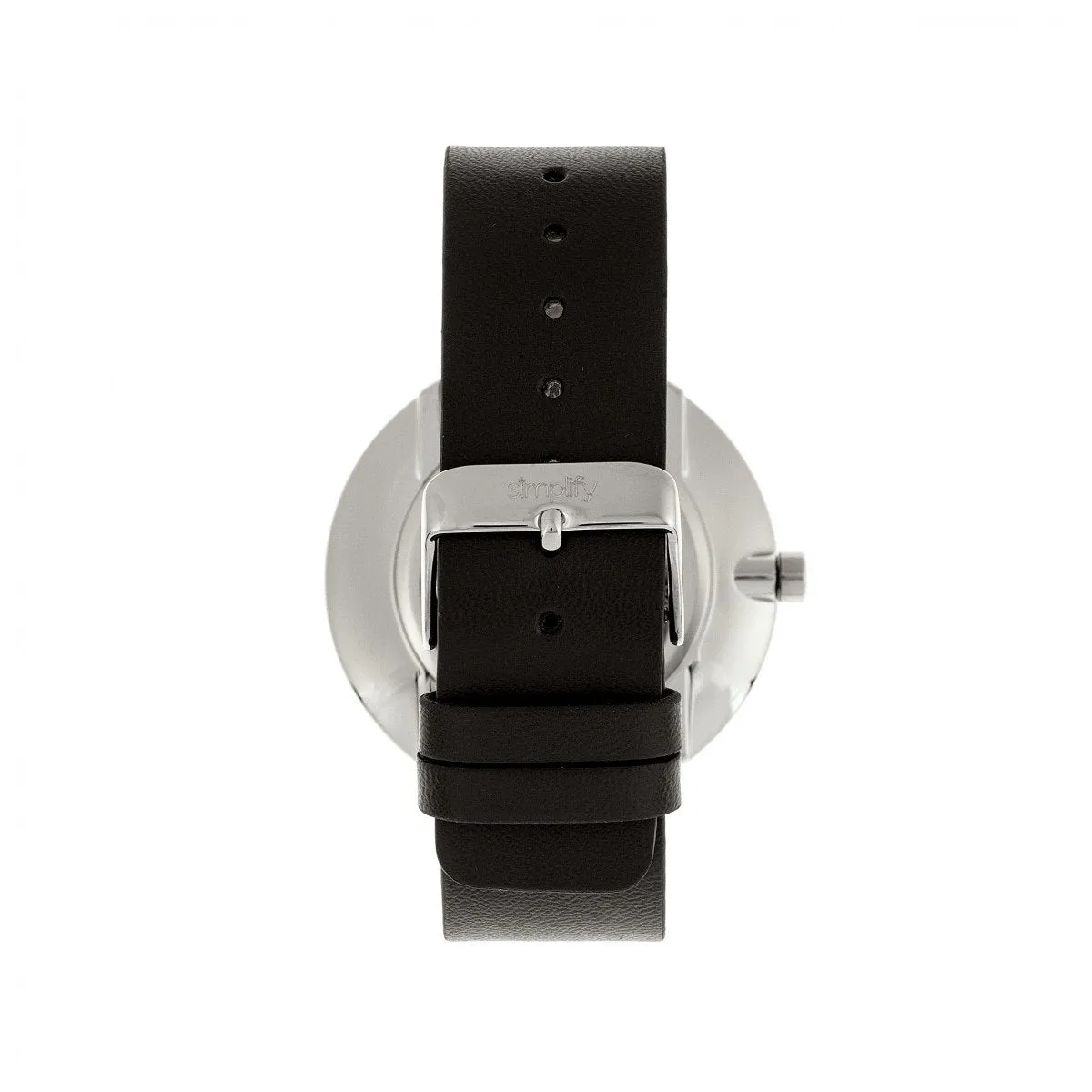 Simplify The 4500 Leather-Band Watch