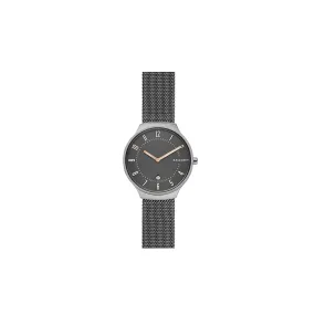 Skagen MEN'S GRENEN DARK GREY TITANIUM AND STEEL MESH
