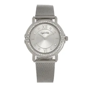 Sophie and Freda Reno Bracelet Watch w/Swarovski Crystals