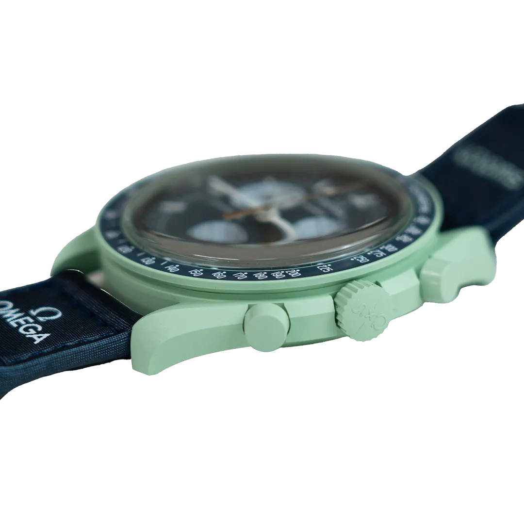 Swatch x Omega Bioceramic Moonswatch Mission to Earth