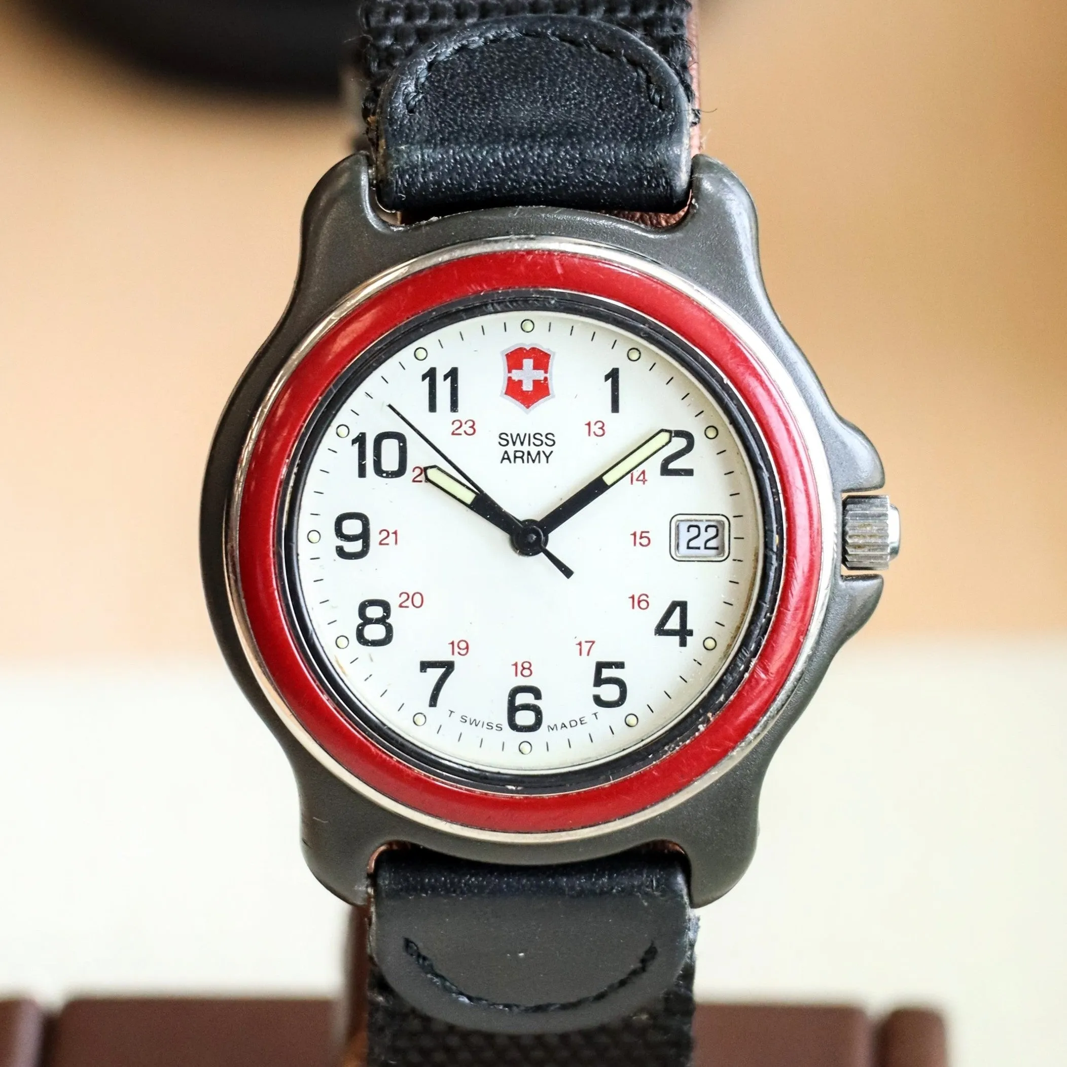 SWISS ARMY Adventure Team MARLBORO Watch Date Indicator Swiss Quartz Wristwatch