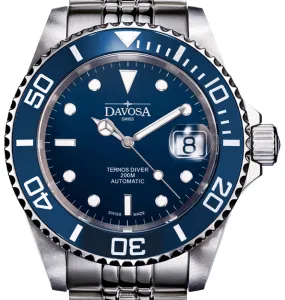 Ternos Ceramic Automatic 200m Blue Diving Watch 16155504