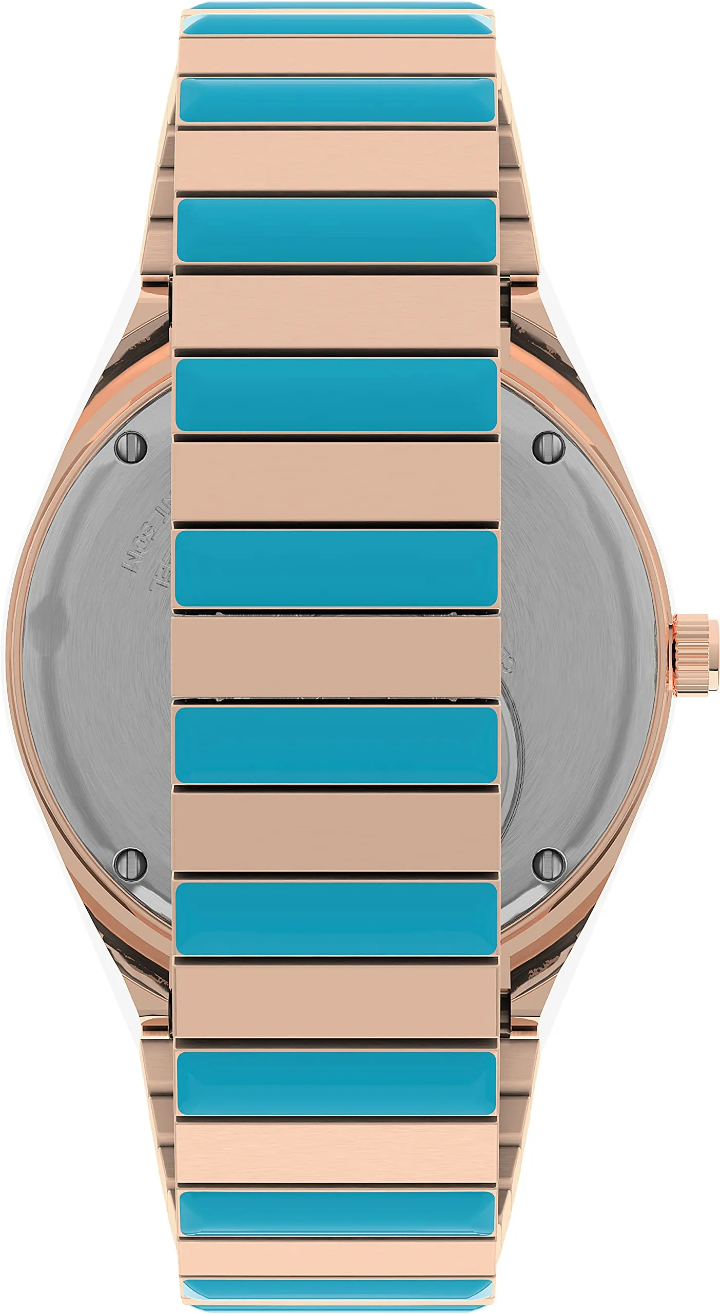TIMEX Women Stainless Steel Analog Pink Dial Watch-Tw2U81500, Band Color-Multicolor