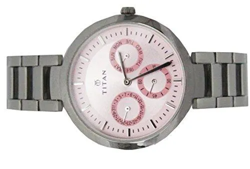 Titan Youth Analog Pink Dial Women's Watch - NE2480SM05