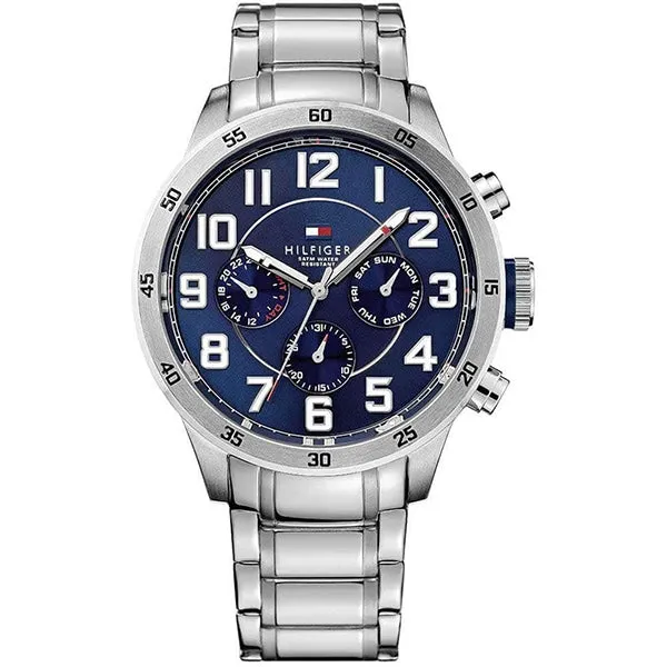 Tommy Hilfiger Multi-Function Blue Dial Stainless Steel Men's Watch 1791053