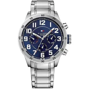 Tommy Hilfiger Multi-Function Blue Dial Stainless Steel Men's Watch 1791053