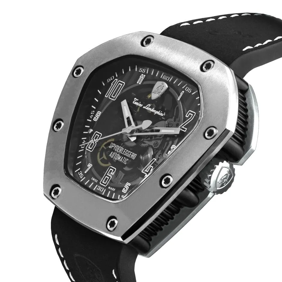 Tonino Lamborghini Spyderleggero Skeleton Watch Titanium TLF-T06-1