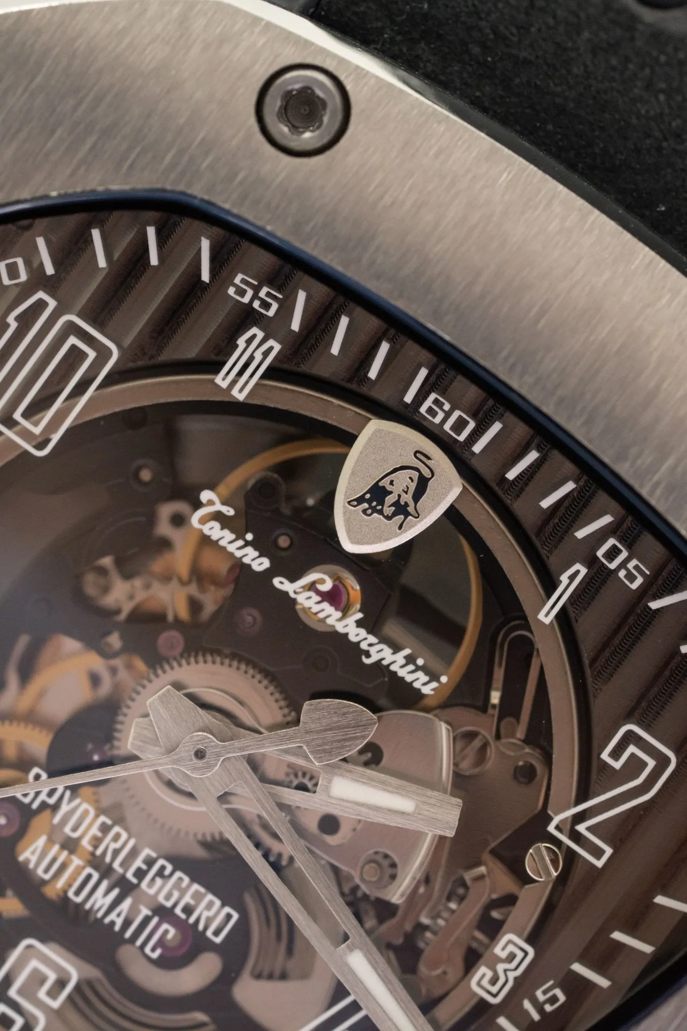 Tonino Lamborghini Spyderleggero Skeleton Watch Titanium TLF-T06-1