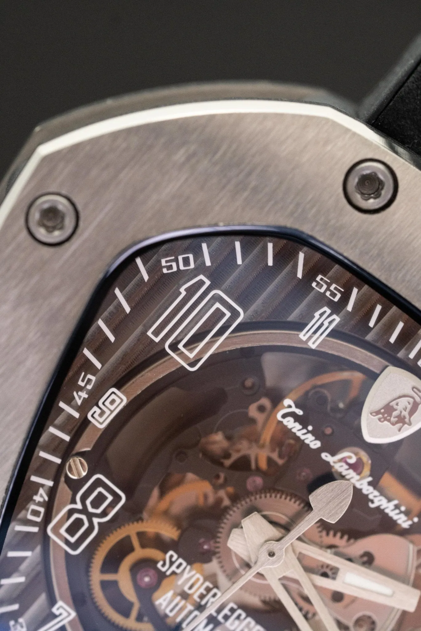 Tonino Lamborghini Spyderleggero Skeleton Watch Titanium TLF-T06-1