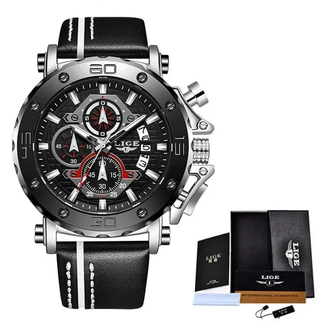 Top Brand LIGE Men Watches.