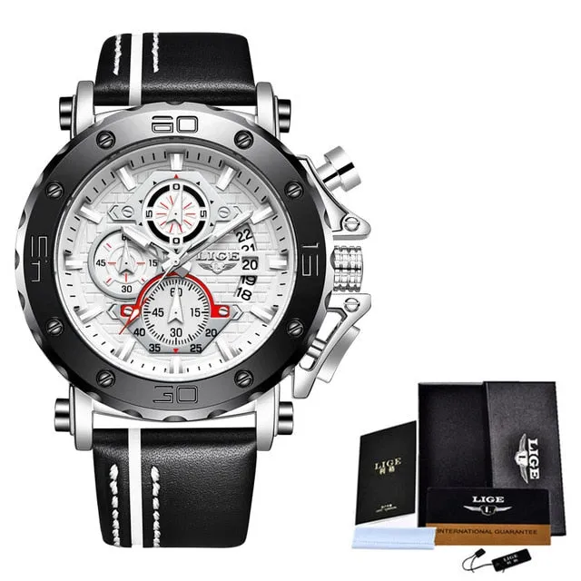 Top Brand LIGE Men Watches.