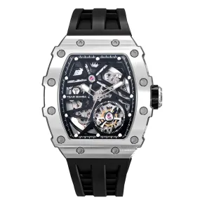 Tsar Bomba 43mm Black Elemental Series Automatic Watch