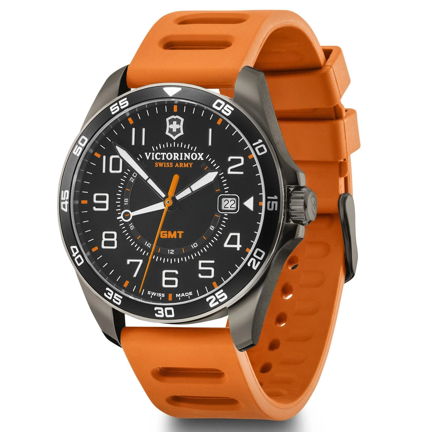 Victorinox FieldForce GMT Men's Orange Watch 241897