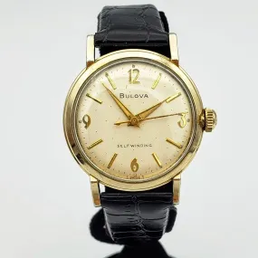 Vintage BULOVA Wristwatch with Dots on Dial Automatic Swiss Cal. 11ALAC 17J Watch
