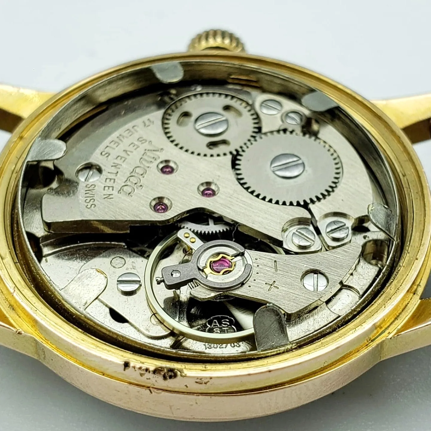 Vintage NIVADA Compensamatic Wristwatch Caliber AS ST 1802/03 17J Swiss Watch