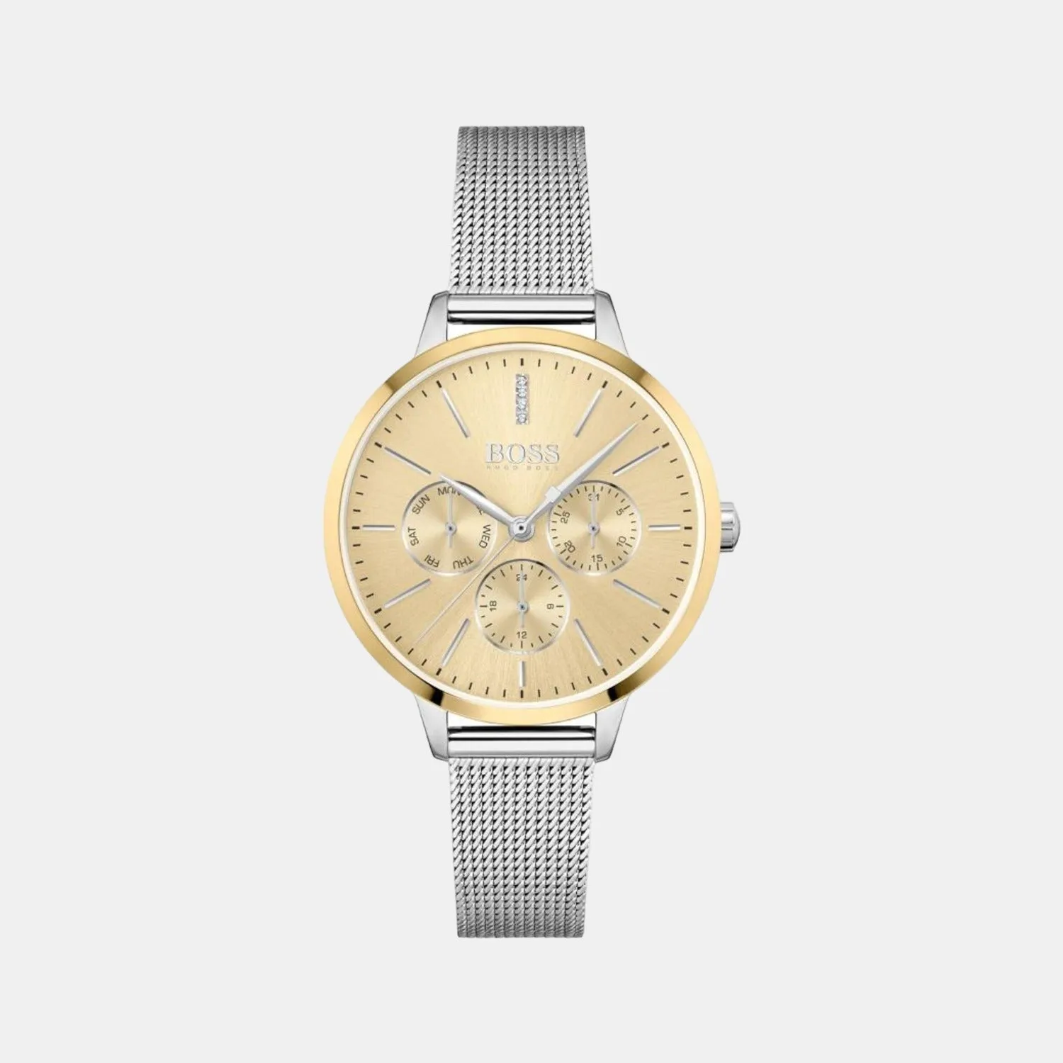 Women Gold Stainless Steel Chronograph Watch 1502600