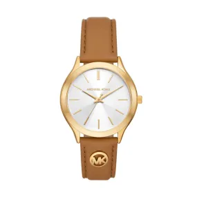 Women Slim Runway White 38mm Watch
