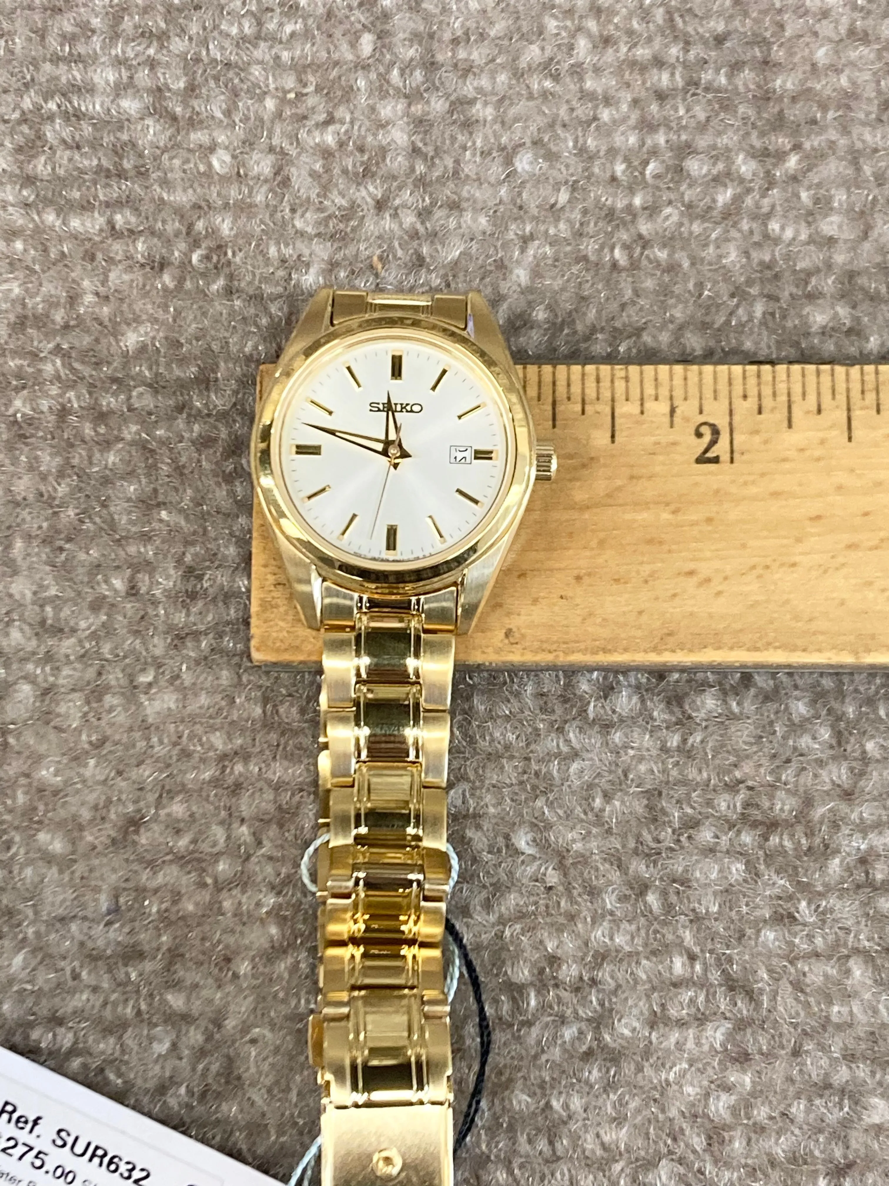 Women's Seiko Gold Tone Stainless Steel Watch