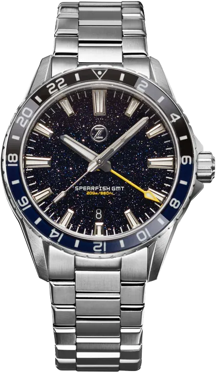 Zelos Spearfish GMT Aventurine