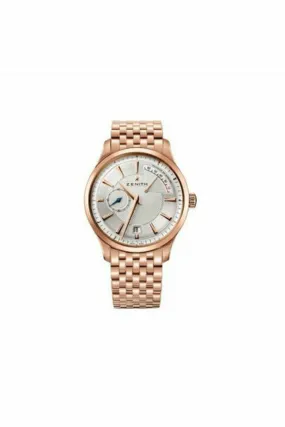 zenith captain 18kt rose gold 40mm men's watch